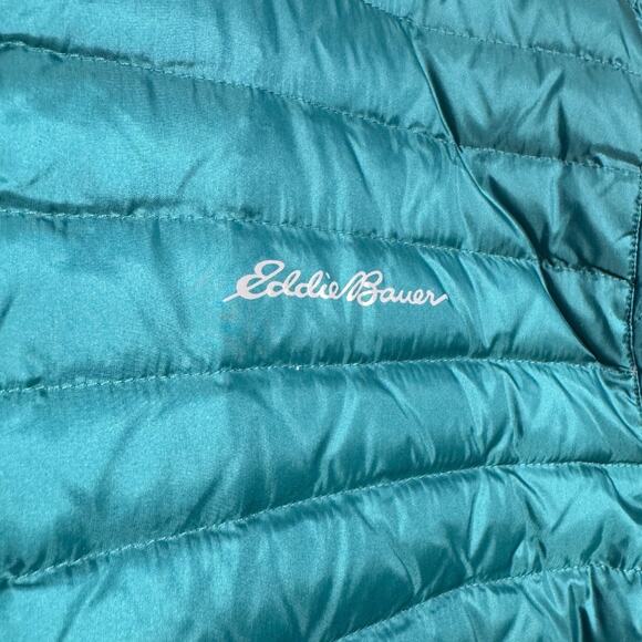Eddie Bauer Men's EB700 Down Puffer Jacket L Emerald Green Insulated - Picture 3 of 10
